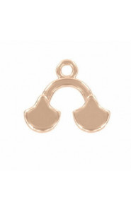 Cymbal ™ DQ metall Endstück Karavos II für Ginko Perlen - Rosé Gold
